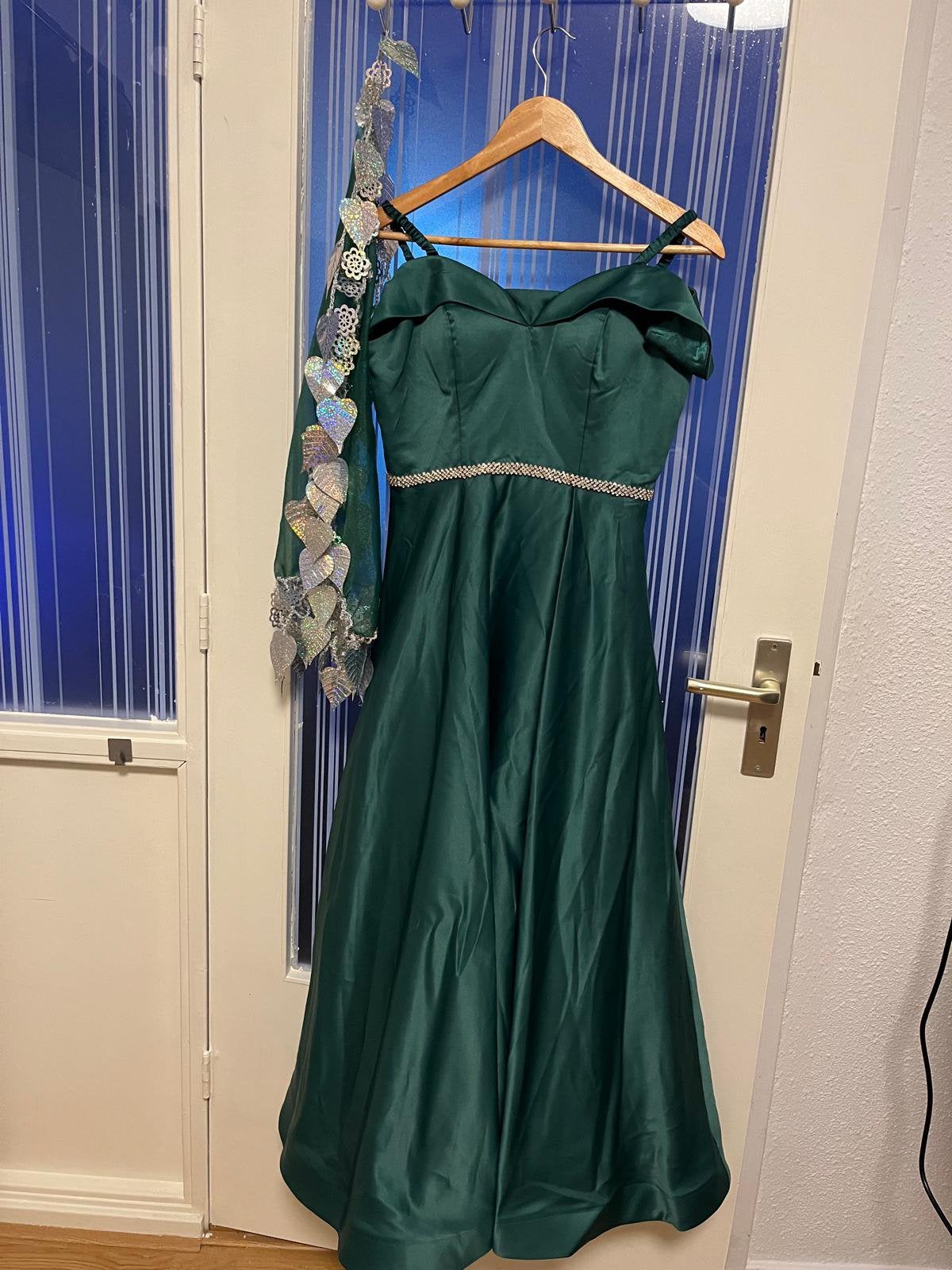 Jurk Dames (maat :M) kleur : donkergroen, Kleding | Dames, Gelegenheidskleding, Maat 38/40 (M), Overige typen, Ophalen of Verzenden