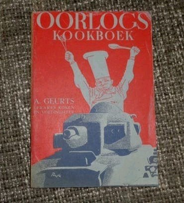 Wo2 oorlog kookboek oorlogs kookboek A. Geurts 1940, Verzenden, Overige soorten, Nederland, Boek of Tijdschrift