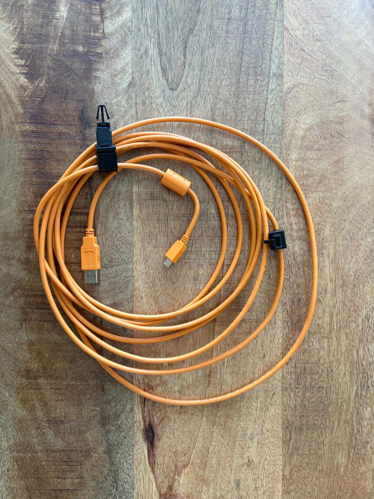 Tether Tools  kabel - USB 2.0 Male to Mini-B 5 pin 4,6 meter, Ophalen of Verzenden, Zo goed als nieuw
