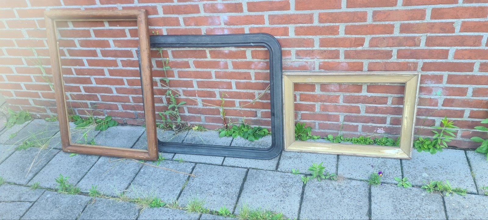 Diverse schilderijlijsten - Hout en kunststof, Ophalen, Gebruikt, 75 tot 100 cm, 75 cm of meer