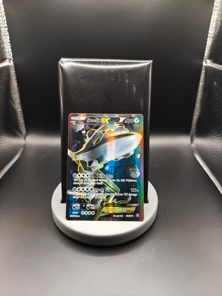 Steelix EX 108/114 - Steam Siege - Pokemon Kaart, Ophalen of Verzenden, Zo goed als nieuw, Losse kaart, Foil