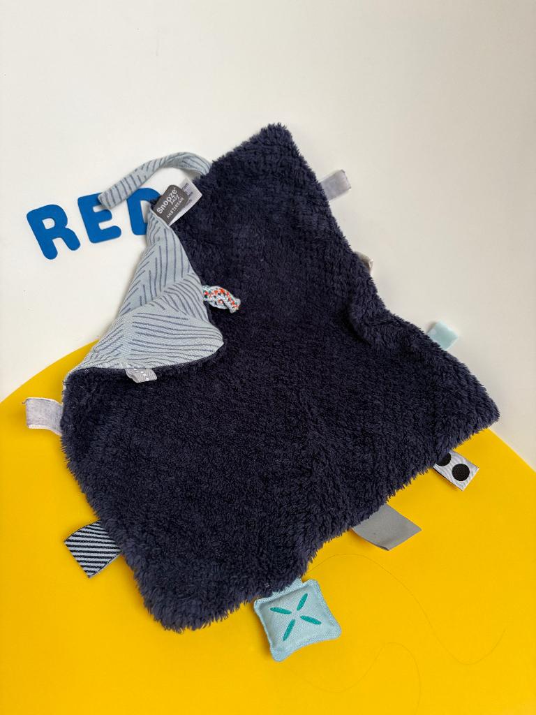 K1228 snoozebaby snooze baby doekje donker blauw, Ophalen of Verzenden, Overige typen