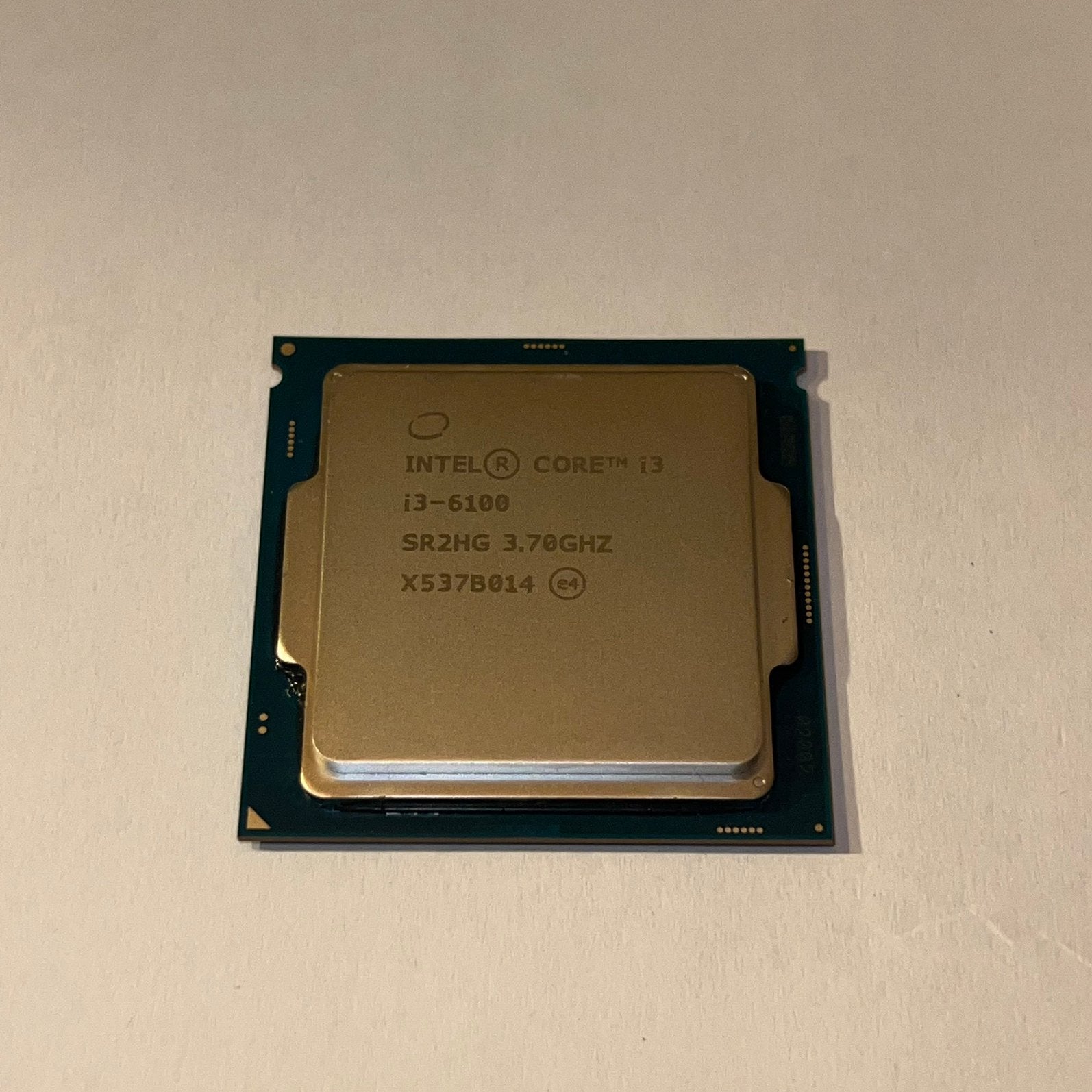 Intel Core i3-6100 3,70GHz 2C/4T LGA 1151, Computers en Software, Processors, Ophalen of Verzenden, Gebruikt, 2-core, 3 tot 4 Ghz
