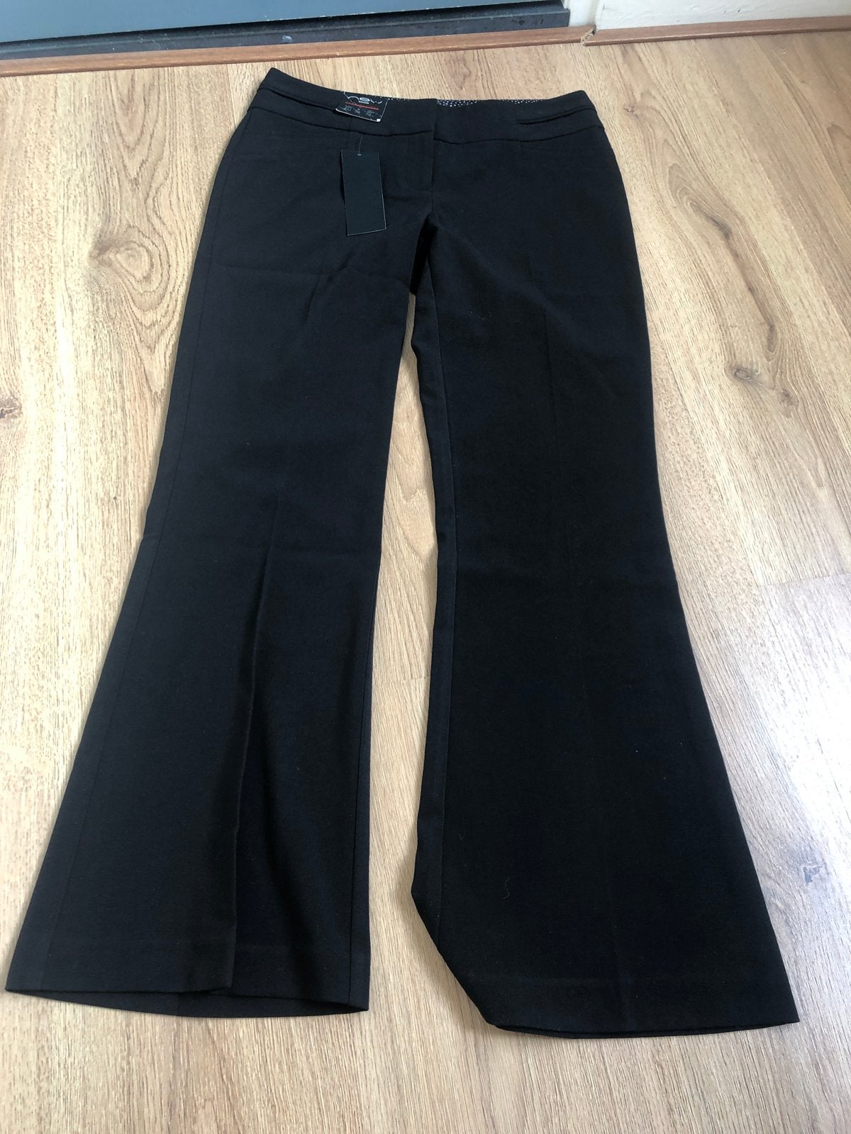 New look zwarte broek flared 36 bootcut 8, Zwart, Nieuw, Ophalen of Verzenden, X