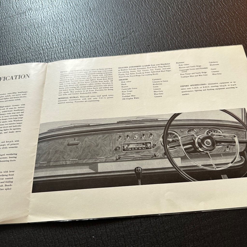 #24) WOLSELEY 6/110 mark II - 1965, Verzenden, Gelezen, Overige merken