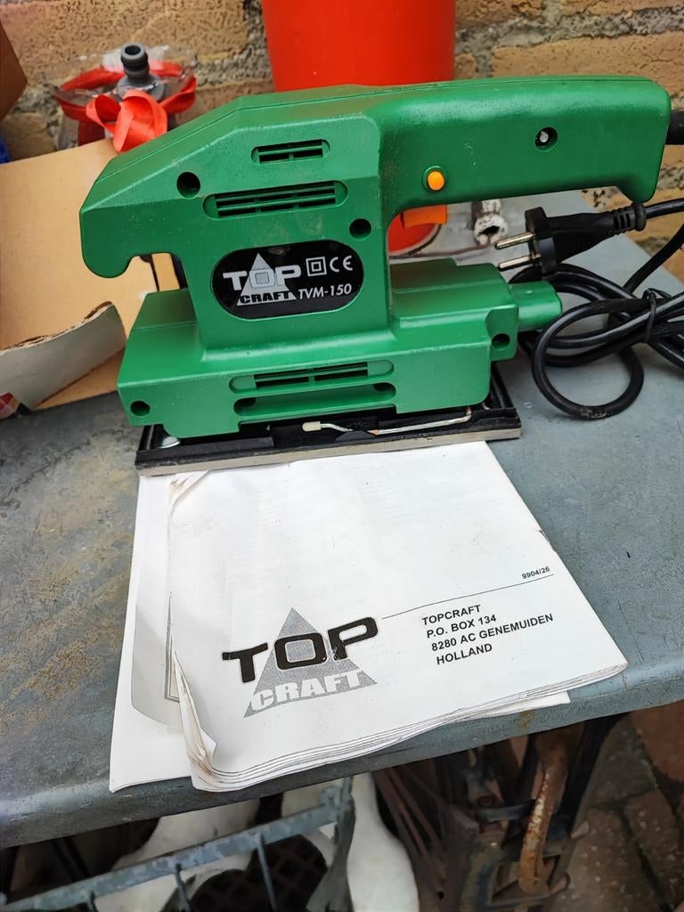 Top schuurmachine nieuw, Ophalen of Verzenden, Nieuw, Minder dan 600 watt, Vlakschuurmachine
