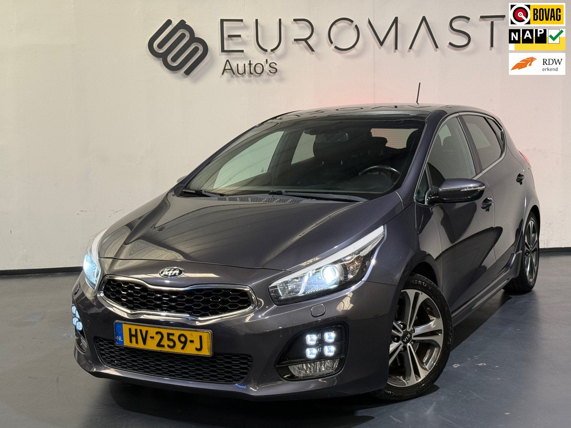 Kia Cee'd 1.0 T-GDi GT-Line Schuifdak Navi Airco Pdc Nieuwe, Auto's, Kia, Voorwielaandrijving, Gebruikt, Euro 6, Origineel Nederlands