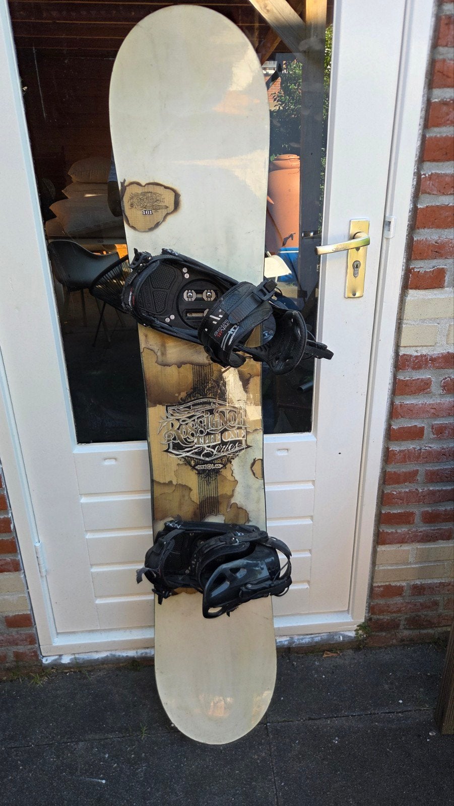 Rossignol snowboard 161 cm met K2 Cinch CT bindingen, Ophalen of Verzenden, Gebruikt, Board