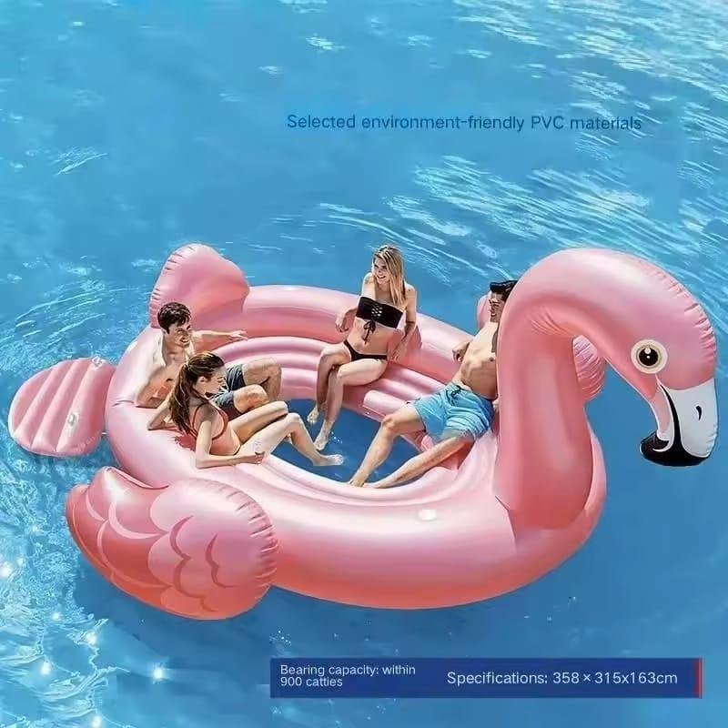 Te koop opblaasbare flamingo, Ophalen, Zo goed als nieuw