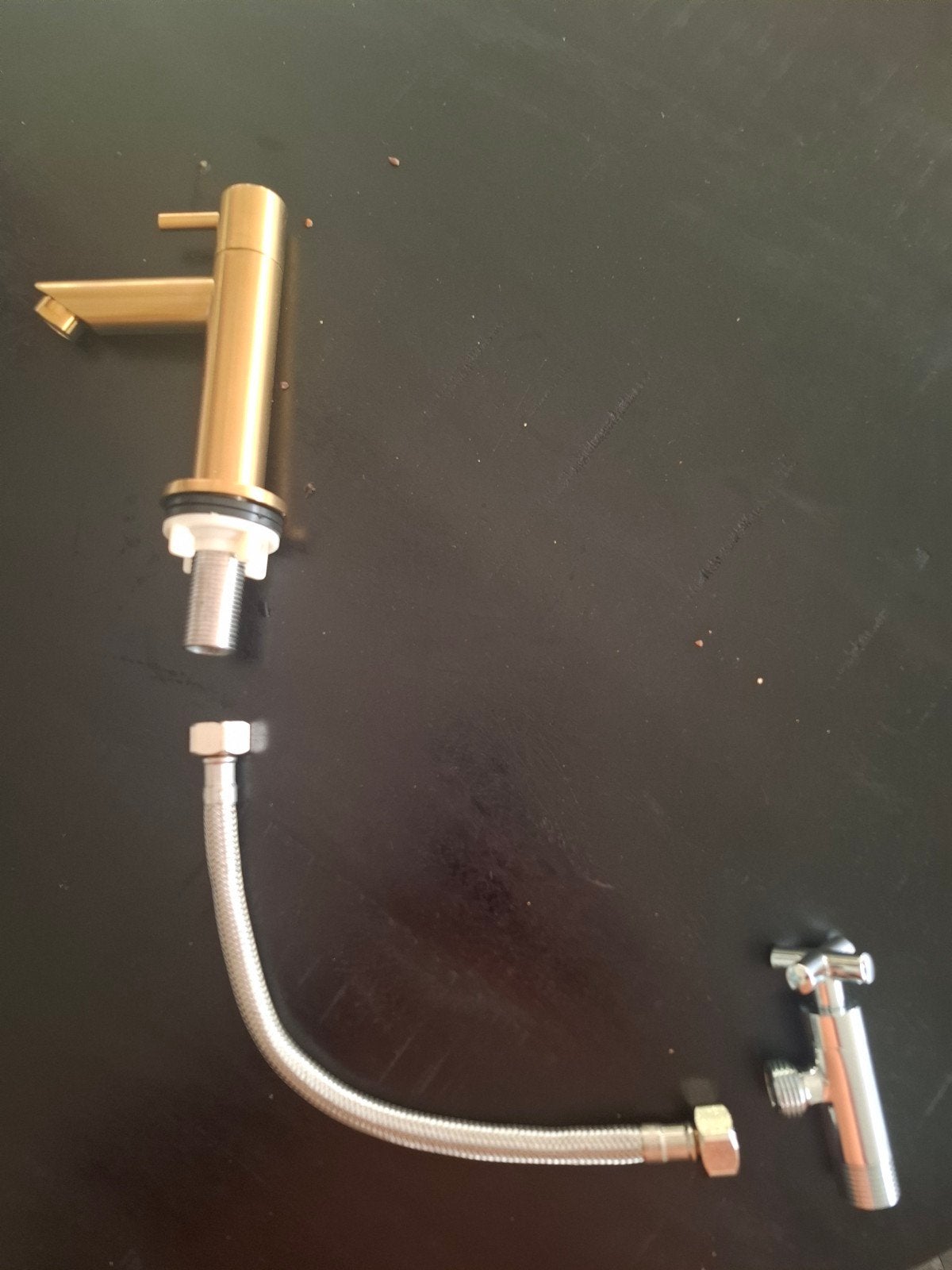 toilet  kraan. geel goud, Ophalen, Kraan
