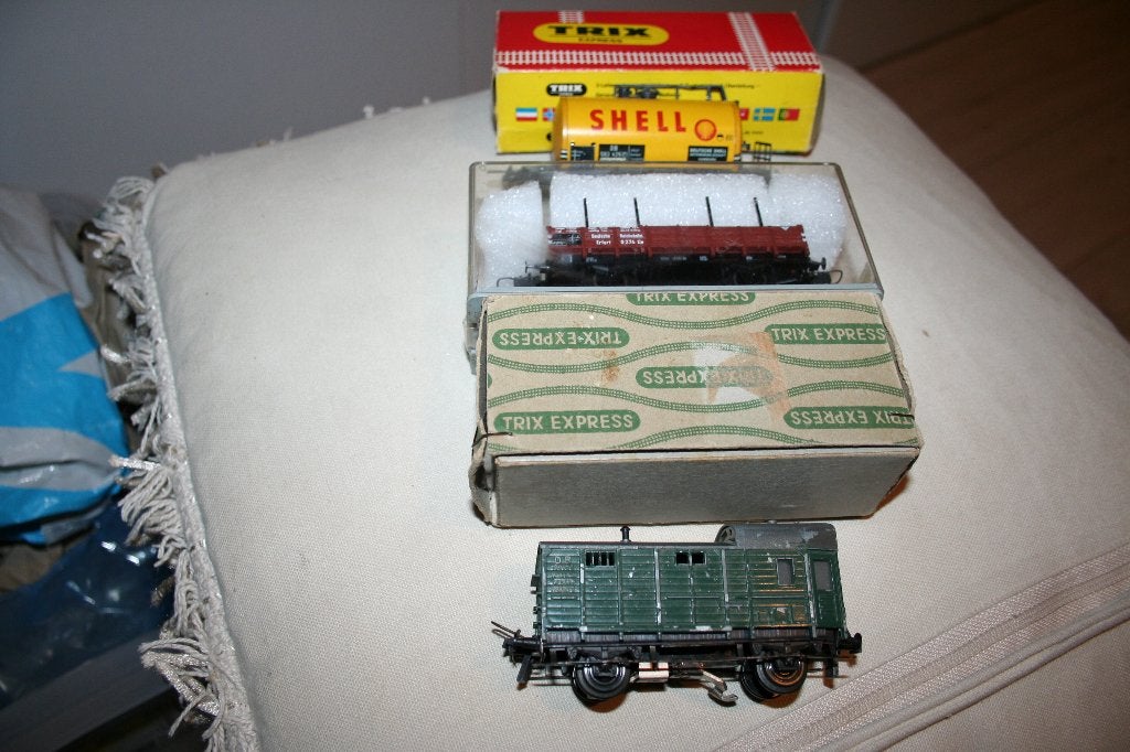 trix express wagons, Gebruikt, Gelijkstroom, Trix, Wagon