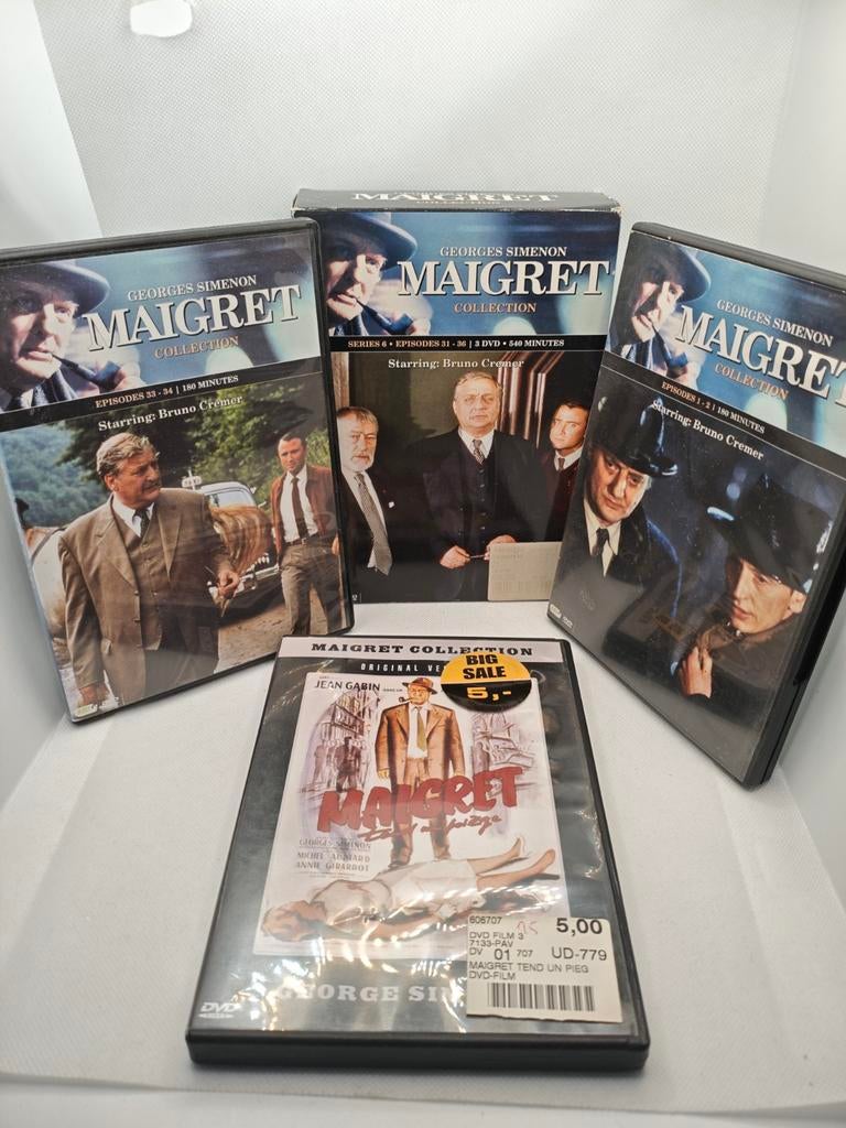 Maigret 4 dvd's, Cd's en Dvd's, Dvd's | Tv en Series, Ophalen of Verzenden, Zo goed als nieuw
