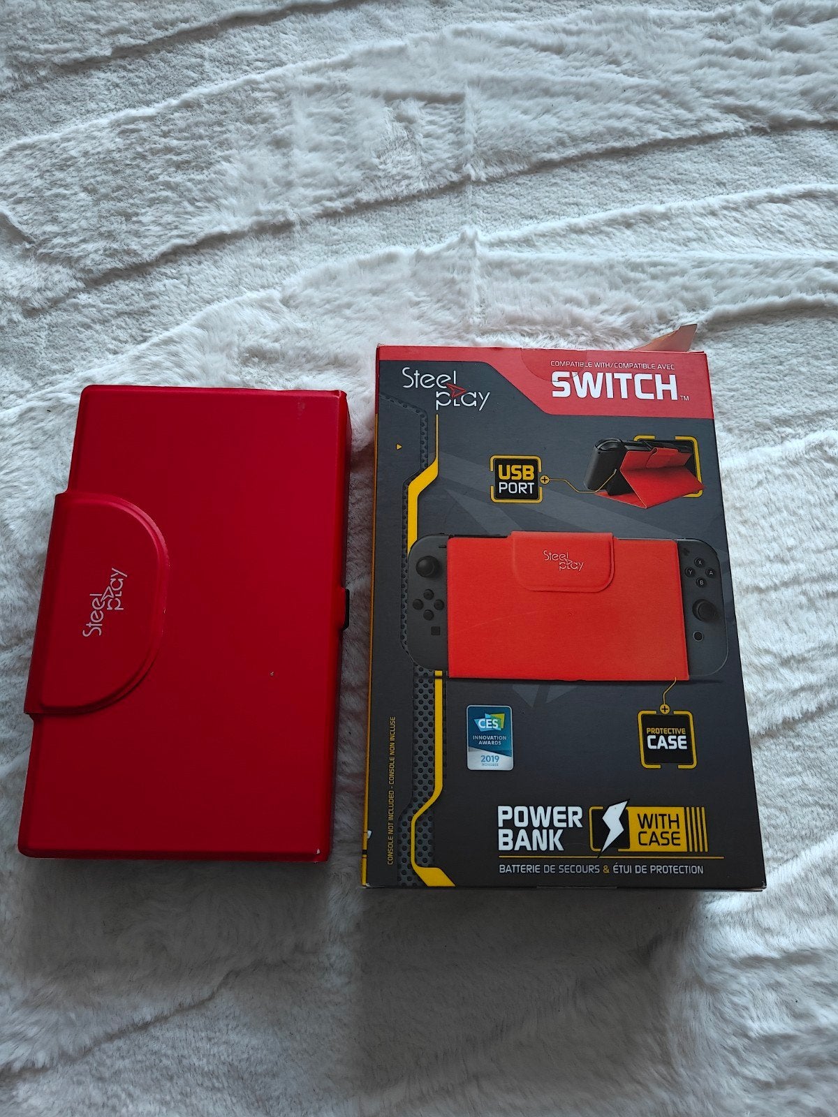Steel play Nintendo switch powerbank with case, ., 1 speler, Ophalen of Verzenden, Zo goed als nieuw