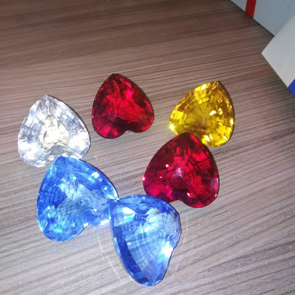 Kristallen hart Swarovski Ledengeschenk 1996, 1997, 1998, Verzamelen, Swarovski, Ophalen, Zo goed als nieuw, Figuurtje