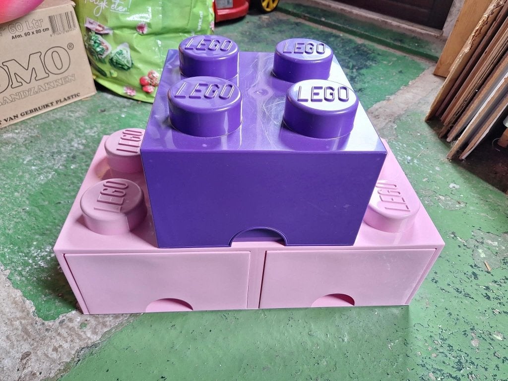 Opbergbox Lego, Ophalen of Verzenden, Zo goed als nieuw, Kunststof, Overige typen