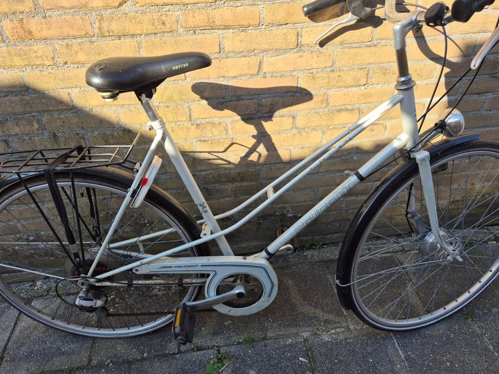 Peugeot damesfiets - Klassieke stadsfiets, Overige merken, Velgrem, Versnellingen, Ophalen of Verzenden