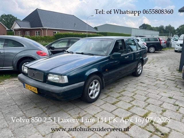 VOLVO 850 2.5 I Luxery Line 144 PK Apk 16/07/2028, Voorwielaandrijving, Origineel Nederlands, Bedrijf, Grijs