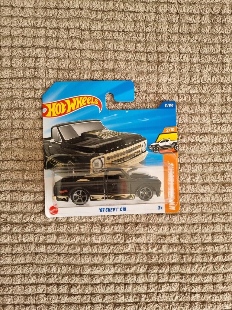 Hot Wheels '67 Chevy C10, Hobby en Vrije tijd, Modelbouw | Auto's en Voertuigen, Overige merken, 1:50 of kleiner, Nieuw, Ophalen of Verzenden