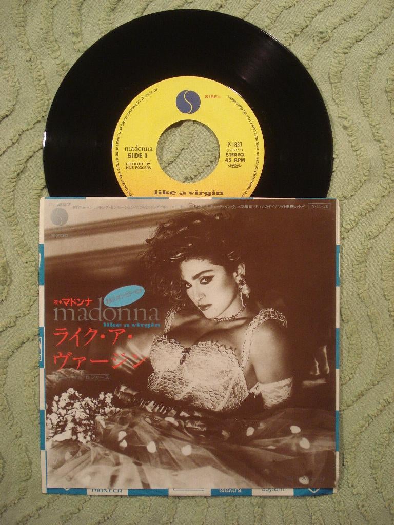 Madonna 7" Vinyl Single: ‘Like a virgin’ (Japan) Re-issue, Cd's en Dvd's, Vinyl Singles, Ophalen of Verzenden, Zo goed als nieuw