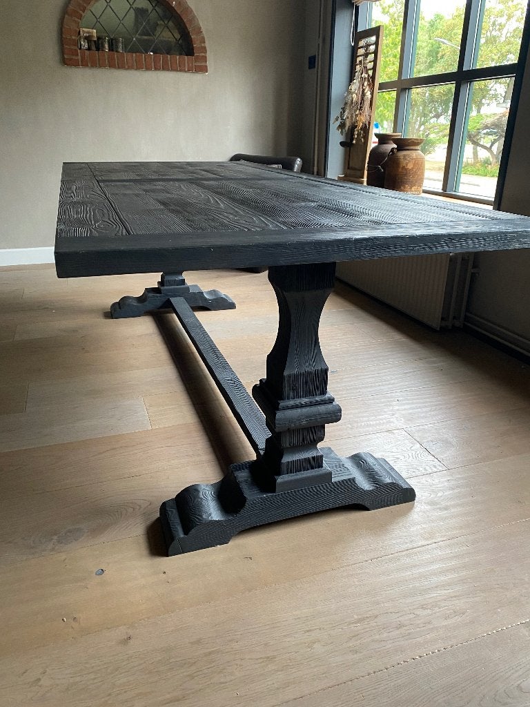 Kloostertafel, Huis en Inrichting, Ophalen, Gebruikt, 100 tot 150 cm, 200 cm of meer