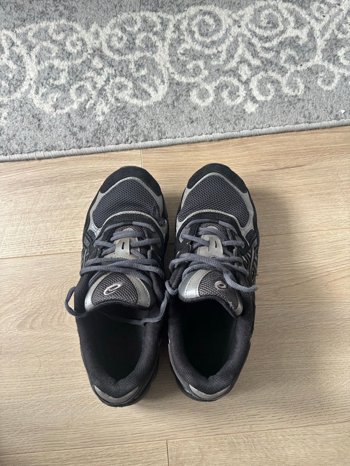 ASICS Sneakers Maat 40/41 - Zwart/Grijs, Ophalen of Verzenden, Gedragen, Zwart, Sneakers of Gympen