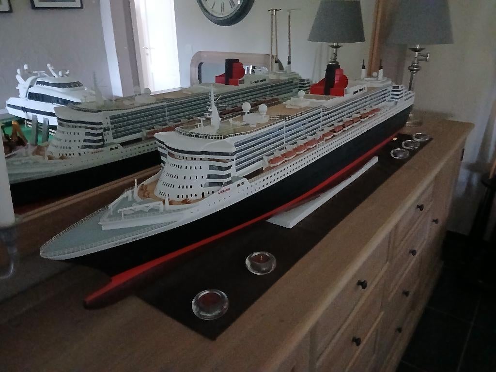 QM2 Queen Mary 2 RC Graupner 1/200, Ophalen, Nieuw, 1:50 tot 1:200, Overige merken