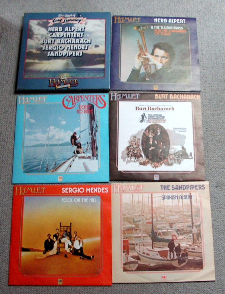 The Hamlet Collection The Best Of Easy Listening 57 nrs 5 LP, Cd's en Dvd's, Vinyl | Overige Vinyl, Boxset, Ophalen of Verzenden