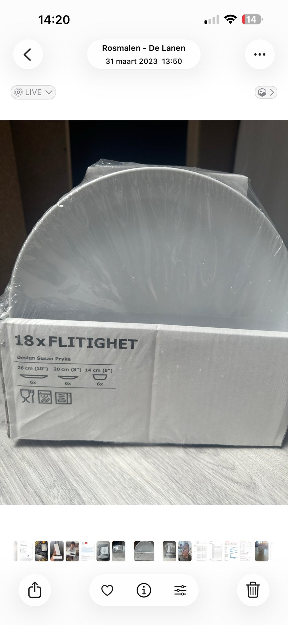 IKEA FLITIGHET Servies 18-delig - Nieuw in verpakking, Keramiek, Nieuw, IKEA, Ophalen of Verzenden