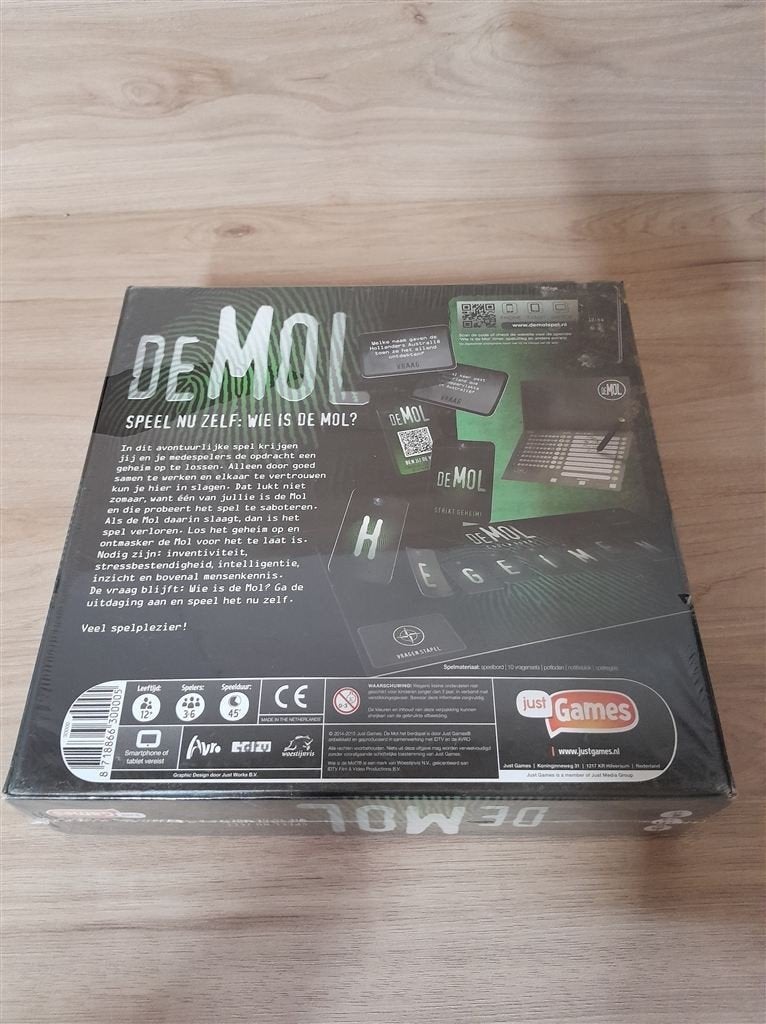De Mol - wie is de mol - in seal - s3538, Verzenden, Zo goed als nieuw