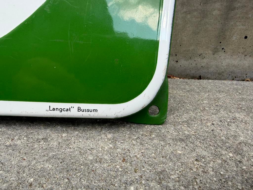 DKW emaille reclamebord, Reclamebord, I, Ophalen of Verzenden, Zo goed als nieuw