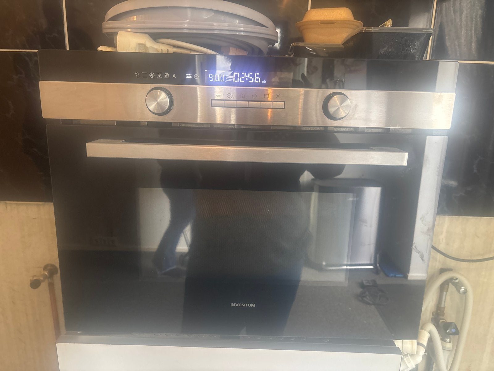 Inventum Inbouw Oven - Zo goed als nieuw, Oven, Hete lucht, 60 cm of meer, Ophalen of Verzenden