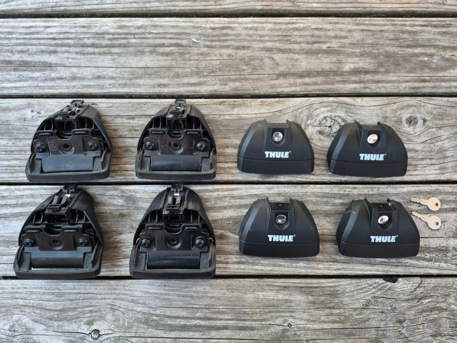 Thule Rapid system 753, dakdrager voetenset  Ford Focus, Auto diversen, Ophalen