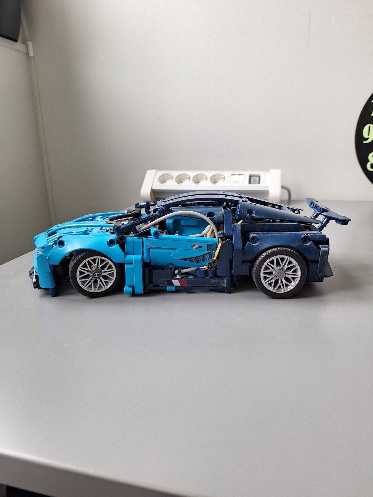 Bouwblokken sportwagen - Bugatti Chiron replica, Ophalen of Verzenden, Gebruikt, Overige merken