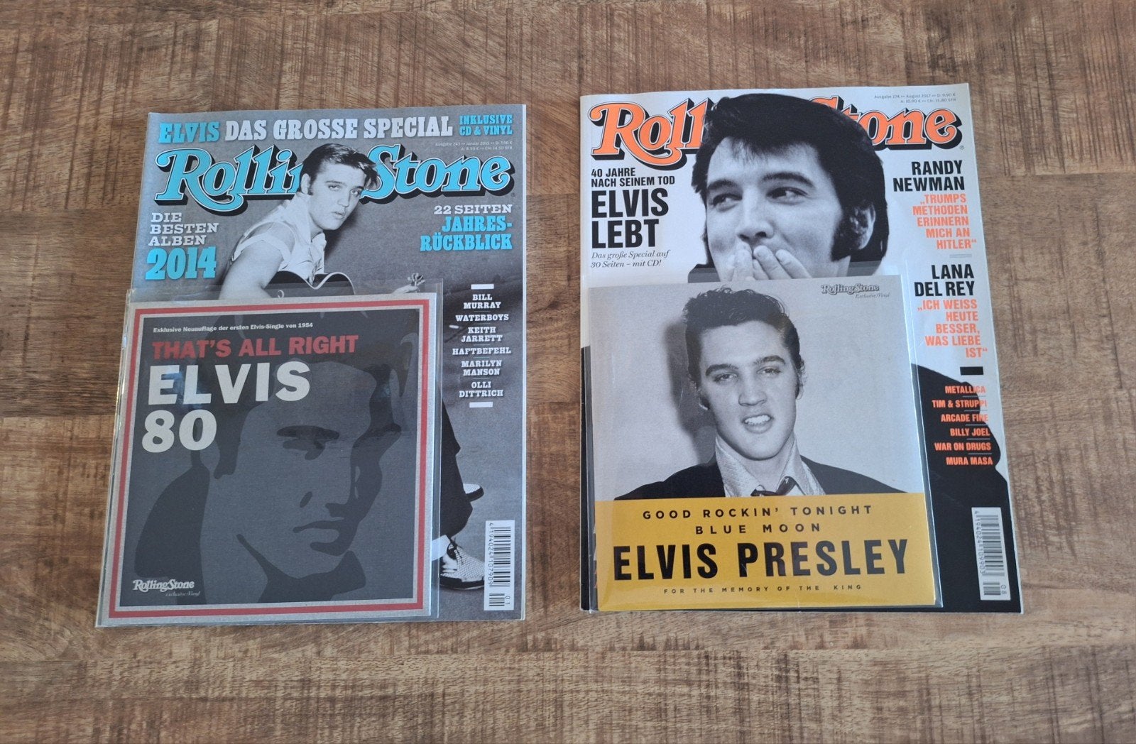 Elvis Rolling Stones magazines, Ophalen of Verzenden, Zo goed als nieuw, Muziek, Film of Tv