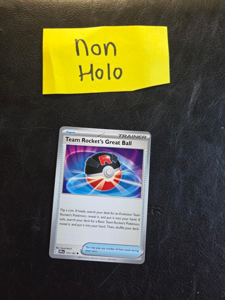 Team rocket's great ball 175/182 destined rivals, Ophalen of Verzenden, Zo goed als nieuw