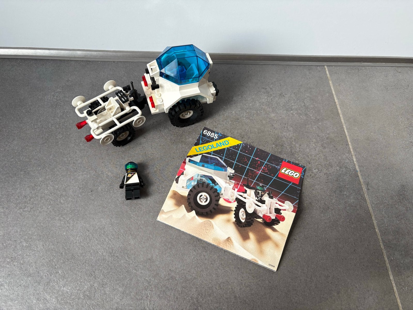 Lego 6885 Space set met minifiguur en instructieboekje, Gebruikt, Lego, Ophalen of Verzenden, Space