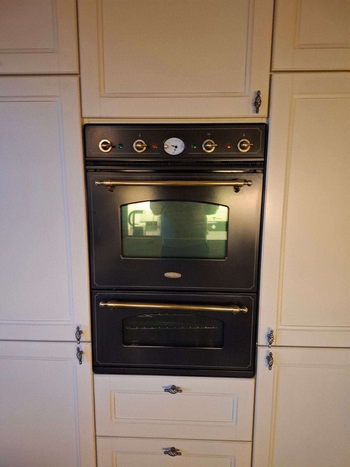 Boretti dubbele oven, goed onderhouden, Perilex stekker, Ophalen, Gebruikt, Oven, 60 cm of meer