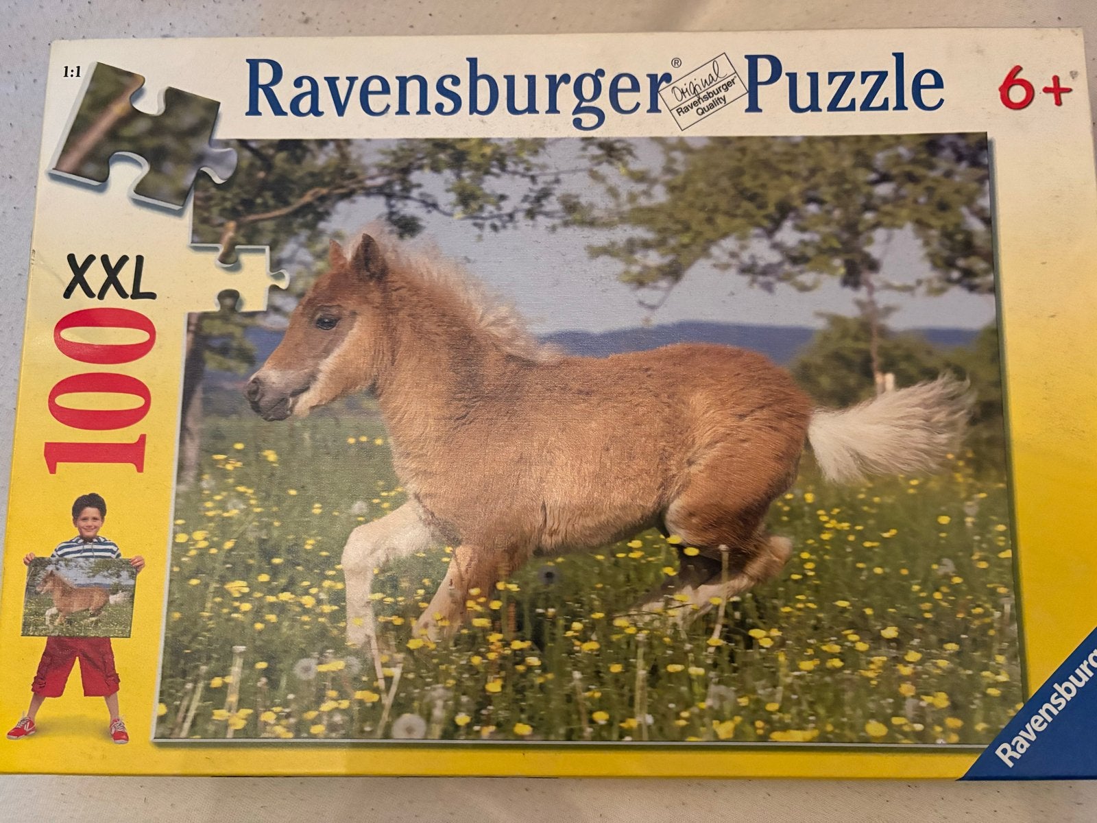Ravensburger XXL 100 stukjes Puzzel Veulen, Ophalen, Minder dan 500 stukjes, Gebruikt, Legpuzzel