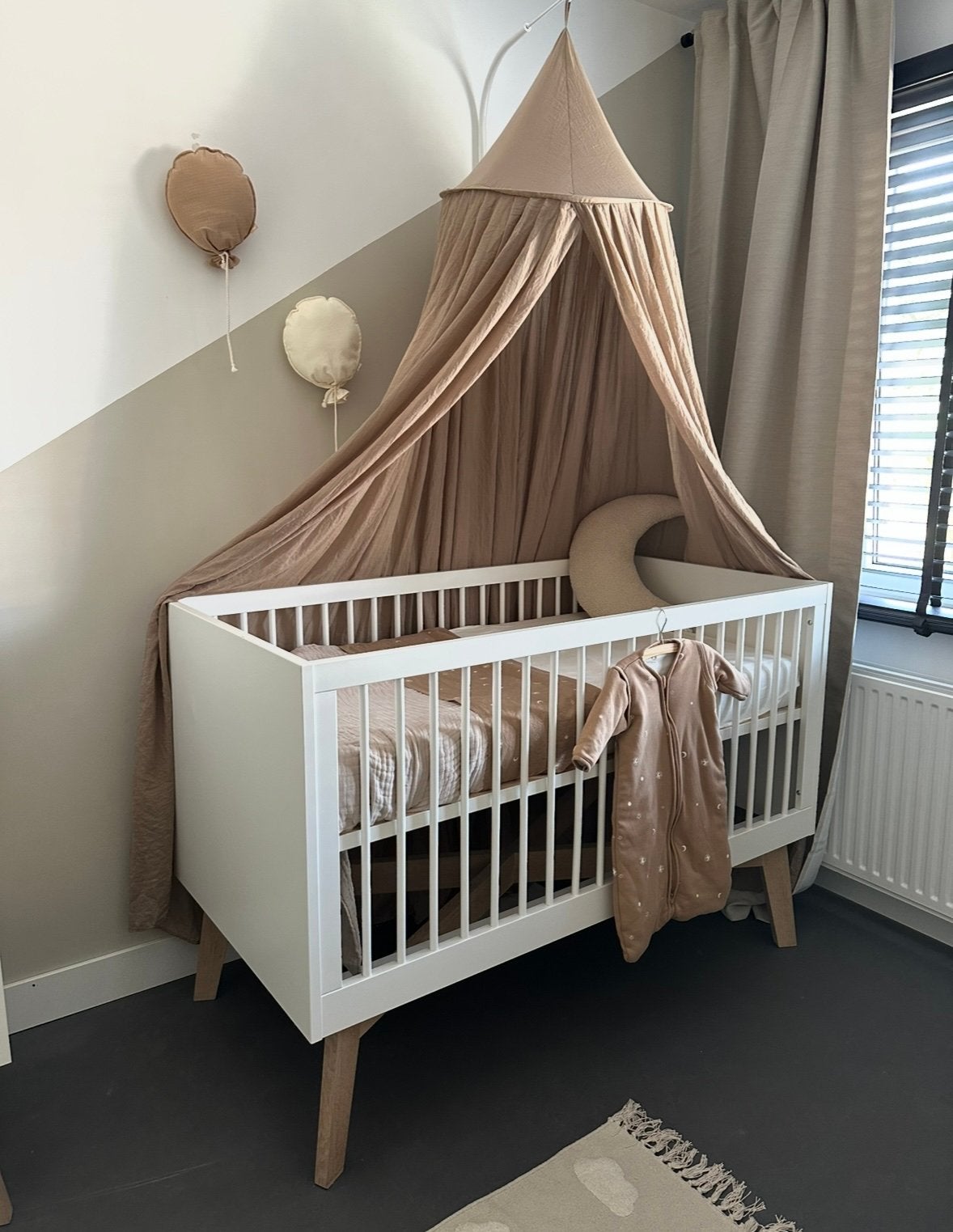 Kidsmill sixties ledikant 70x140, Kinderen en Baby's, Kinderkamer | Complete kinderkamers, Ophalen, Zo goed als nieuw, Jongetje of Meisje