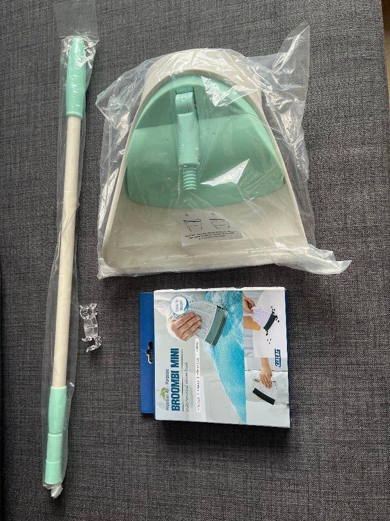 mini-bezem, dustpan, Ophalen, Bezem of Borstel