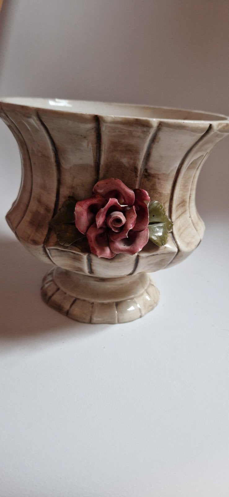 Antieke bloempot, Ophalen