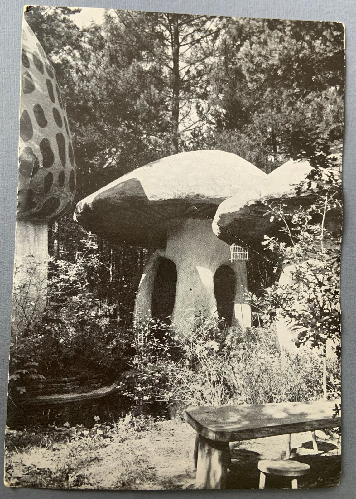 ansichtkaart Efteling Sprookjesbos Paddenstoel, Verzenden, 1940 tot 1960, Gelopen, Noord-Brabant