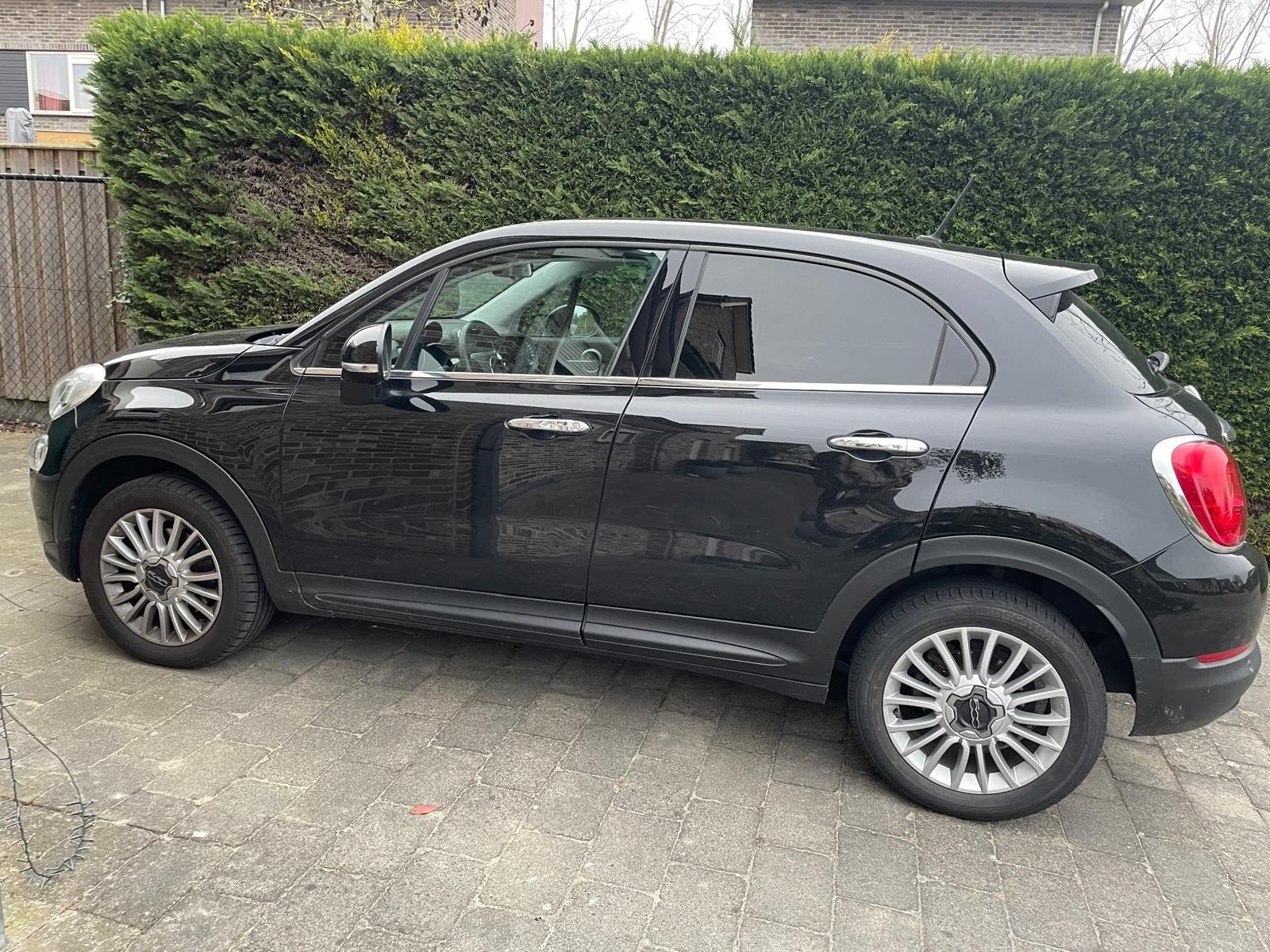 Fiat 500X Cross 1.4 Turbo Multiair 16V 140pk DCT 2017 Zwart, Auto's, Fiat, 1295 kg, 4 cilinders, 500X, Zwart