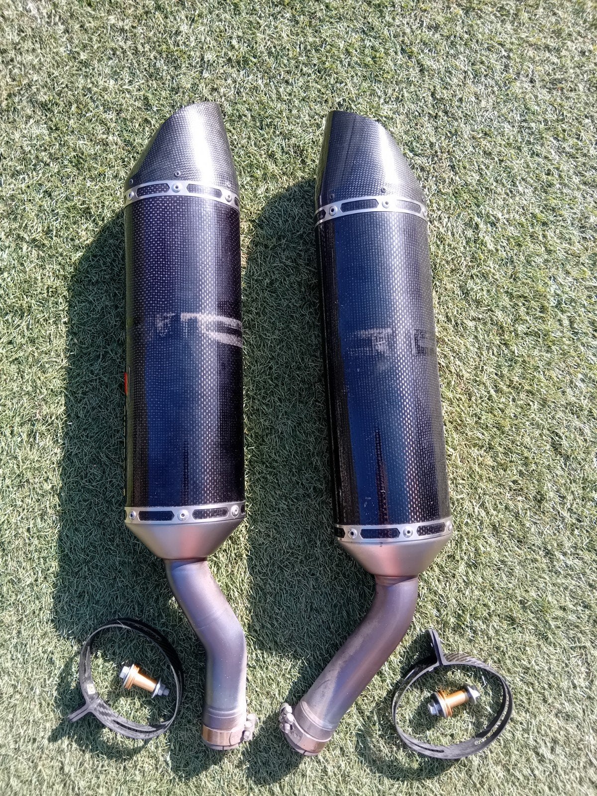 Akrapovic Slip-on Yamaha R1 07/08, Ophalen, Gebruikt