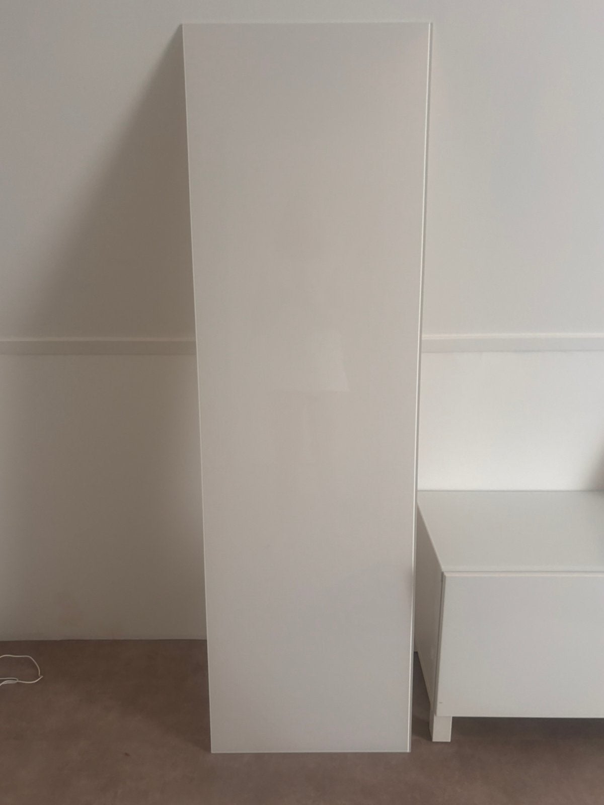 GLASPLAAT ( kleur wit /melkglas lengte 180 voor de malm/ikea, Ophalen, 5 laden of meer, 150 tot 200 cm, Minder dan 100 cm