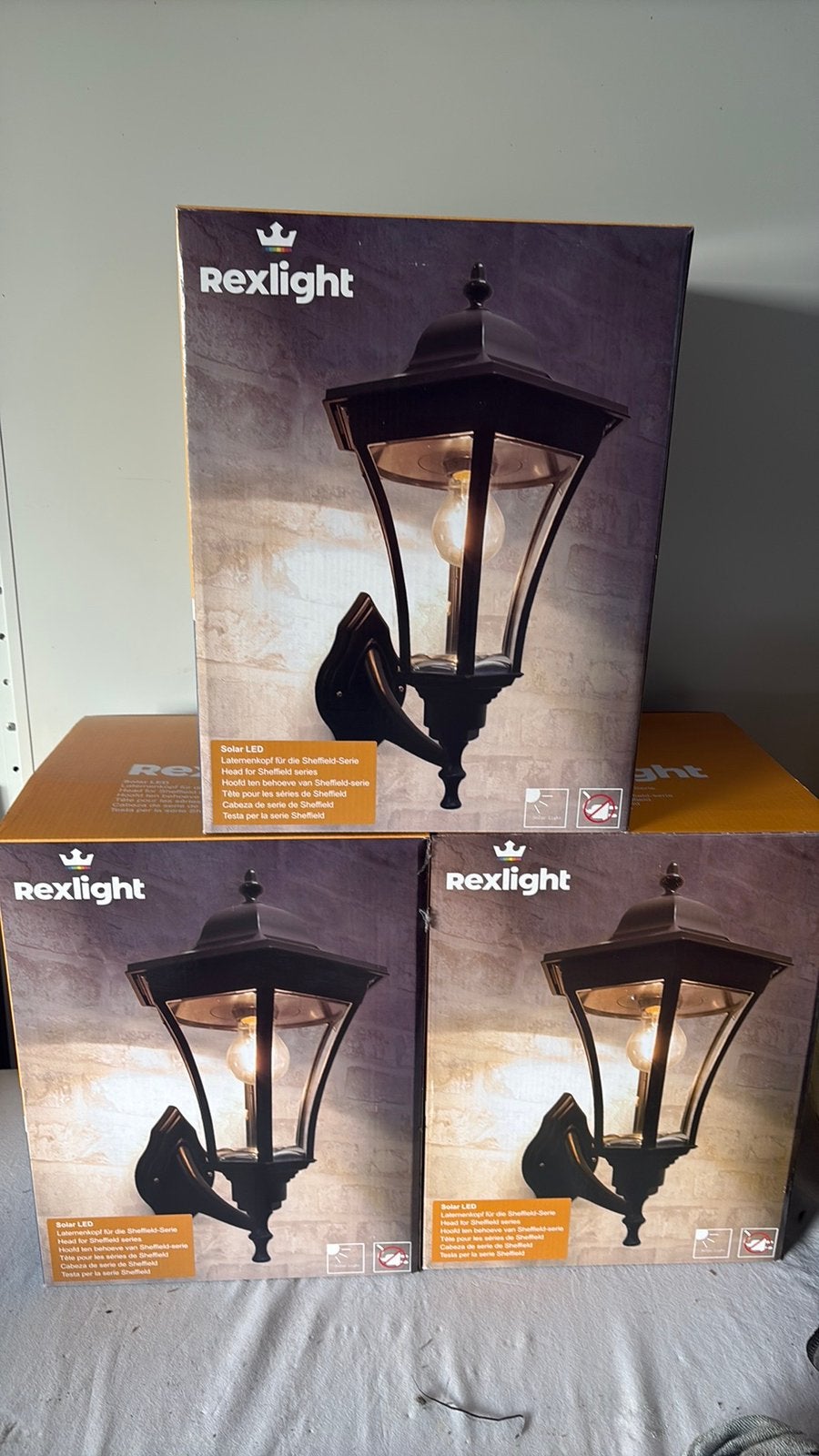 Buitenlampen solar, Ophalen, Zonne-energie, Kunststof, Licht-donker-sensor