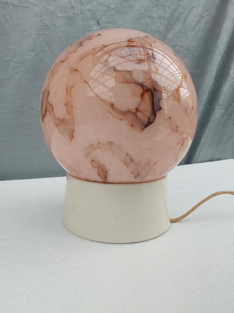BO NIKO THABUR JAREN 30 DECO RAAK BOL LAMP PLAFONNIÈRE, Ophalen of Verzenden, Zo goed als nieuw, Minder dan 50 cm
