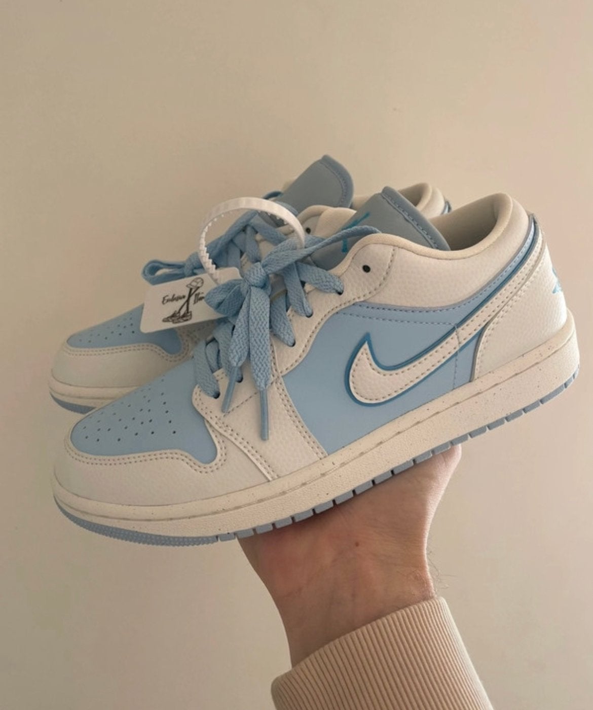 Nike Air Jordan 1 Low Ice Blue Powder | 39 / 40, Kleding | Dames, Schoenen, Blauw, Nike, Nieuw, Ophalen of Verzenden