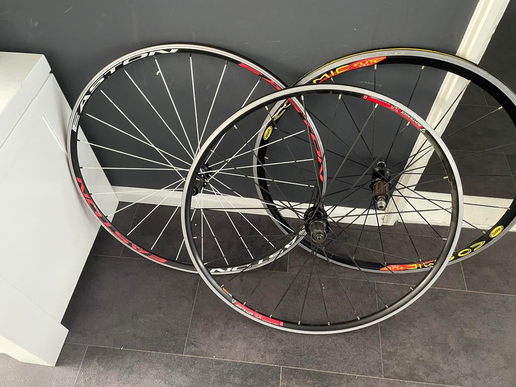 Racefiets achterwielen, Fietsen en Brommers, Fietsonderdelen, Ophalen of Verzenden, Gebruikt, Racefiets, Wiel