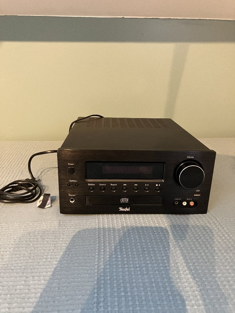 Teufel Kombo 42 XBE Streaming stereoset, Gebruikt, Cd-speler, Losse componenten, Ophalen